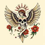 Mexican Archangel Tattoo