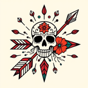 Mexican Arrow Tattoo