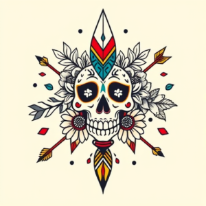 Mexican Arrowhead Tattoo