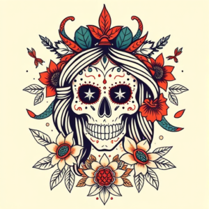 Mexican Artemis Tattoo