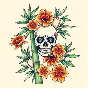 Mexican Bamboo Tattoo