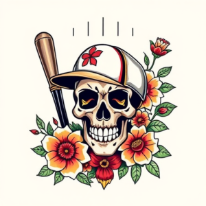 Mexican Baseball Tattoo