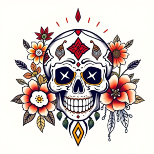 Mexican Basketball Tattoo