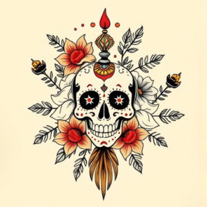 Mexican Bouquet Tattoo