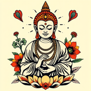 Mexican Buddha Tattoo