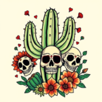 Mexican Cactus Tattoo