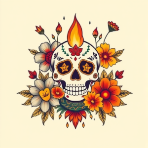 Mexican Campfire Tattoo