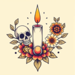 Mexican Candle Tattoo