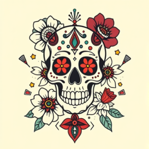 Mexican Cartoon Tattoo