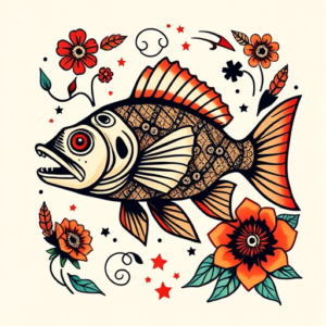 Mexican Catfish Tattoo