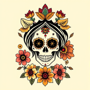 Mexican Catrina Tattoo