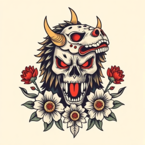 Mexican Cerberus Tattoo