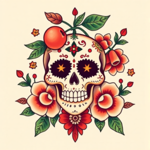 Mexican Cherry Tattoo