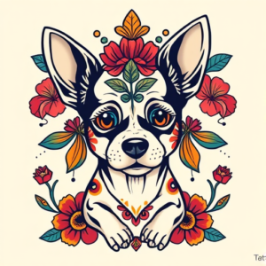 Mexican Chihuahua Tattoo
