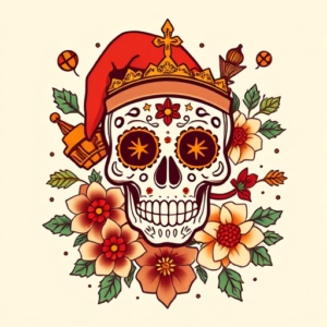 Mexican Christmas Tattoo