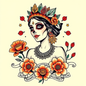 Mexican Cleopatra Tattoo