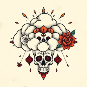Mexican Cloud Tattoo