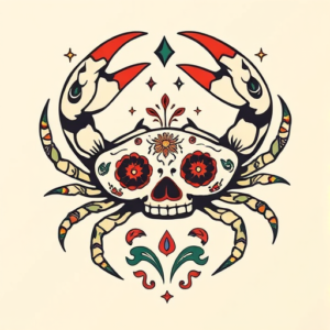 Mexican Crab Tattoo