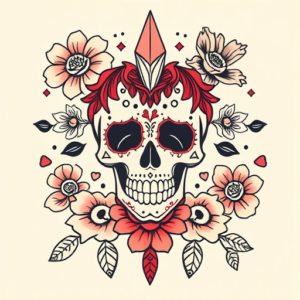 Mexican Crystal Tattoo