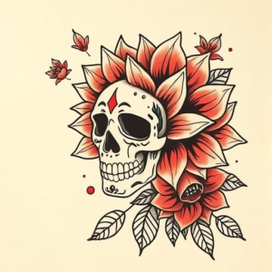 Mexican Dahlia Tattoo