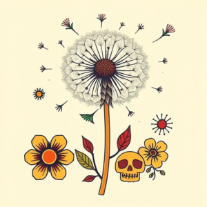 Mexican Dandelion Tattoo