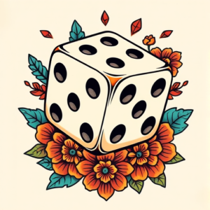 Mexican Dice Tattoo