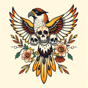 Mexican Falcon Tattoo