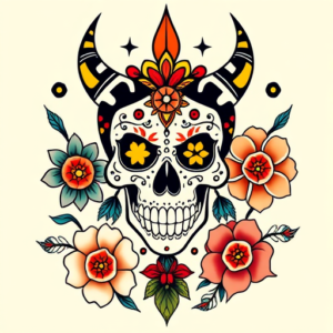 Mexican Fenrir Tattoo