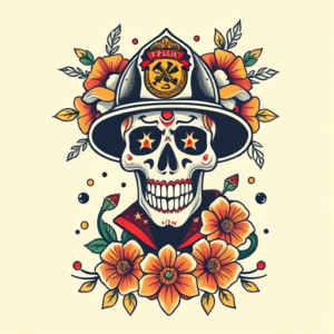 Mexican Firefighter Tattoo