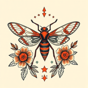 Mexican Firefly Tattoo