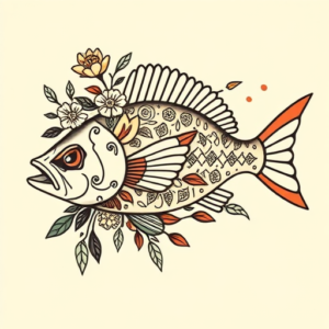 Mexican Fish Tattoo