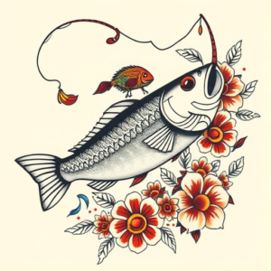 Mexican Fishing Tattoo