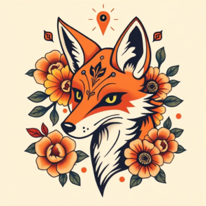 Mexican Fox Tattoo