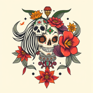 Mexican Gemini Tattoo