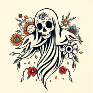 Mexican Ghost Tattoo
