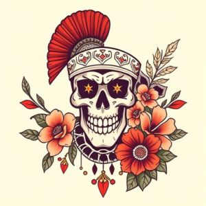 Mexican Gladiator Tattoo