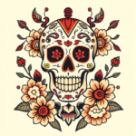 Mexican Halloween Tattoo