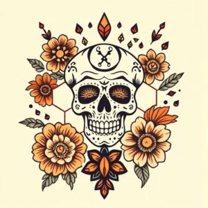 Mexican Honeycomb Tattoo