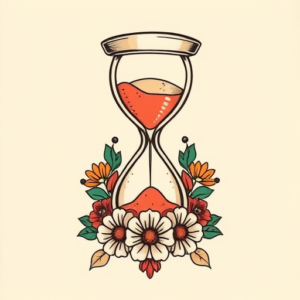 Mexican Hourglass Tattoo