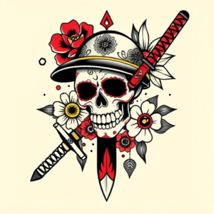 Mexican Katana Tattoo