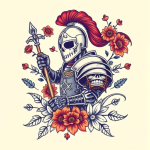 Mexican Knight Tattoo