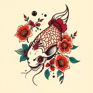 Mexican Koi Tattoo