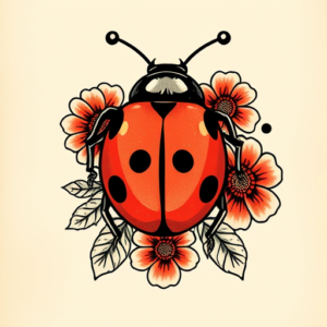 Mexican Ladybug Tattoo