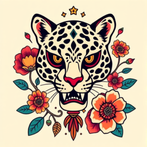 Mexican Leopard Tattoo