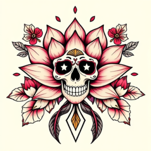 Mexican Lotus Tattoo