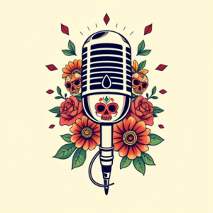 Mexican Microphone Tattoo