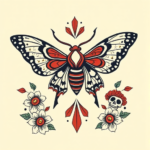 Mexican Moth Tattoo