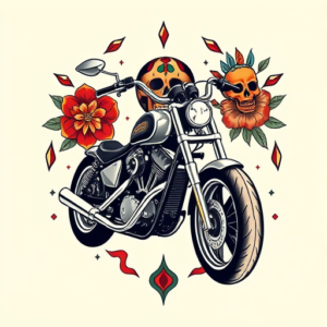 Mexican Motorcycle Tattoo