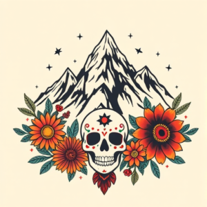 Mexican Mountain Tattoo