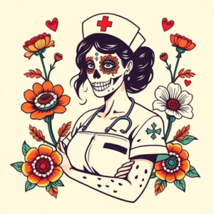 Mexican Nurse Tattoo